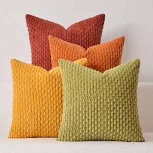 Hoffis Textile Spring Throw Pillow Covers Pack of 4